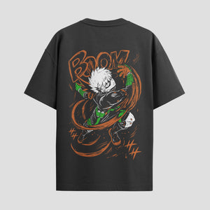 Playera urbana de anime y gaming ExtraLife MX, corte Classic Premium unisex ligero y transpirable en color Deep Black y Pure White, ropa de uso diario para gym y casual.