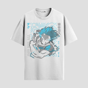 Playera urbana de anime y gaming ExtraLife MX, corte Classic Premium unisex ligero y transpirable en color Deep Black y Pure White, ropa de uso diario para gym y casual.