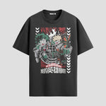 Playera urbana de anime y gaming ExtraLife MX, corte Classic Premium unisex ligero y transpirable en color Deep Black y Pure White, ropa de uso diario para gym y casual.