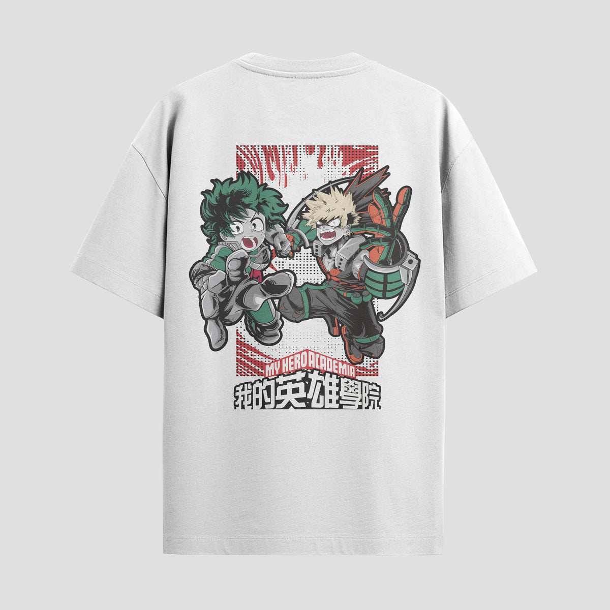 Playera urbana de anime y gaming ExtraLife MX, corte Classic Premium unisex ligero y transpirable en color Deep Black y Pure White, ropa de uso diario para gym y casual.