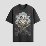 Playera urbana de anime y gaming ExtraLife MX, corte Classic Premium unisex ligero y transpirable en color Deep Black y Pure White, ropa de uso diario para gym y casual.