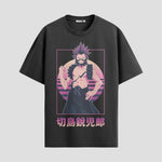 Playera urbana de anime y gaming ExtraLife MX, corte Classic Premium unisex ligero y transpirable en color Deep Black y Pure White, ropa de uso diario para gym y casual.