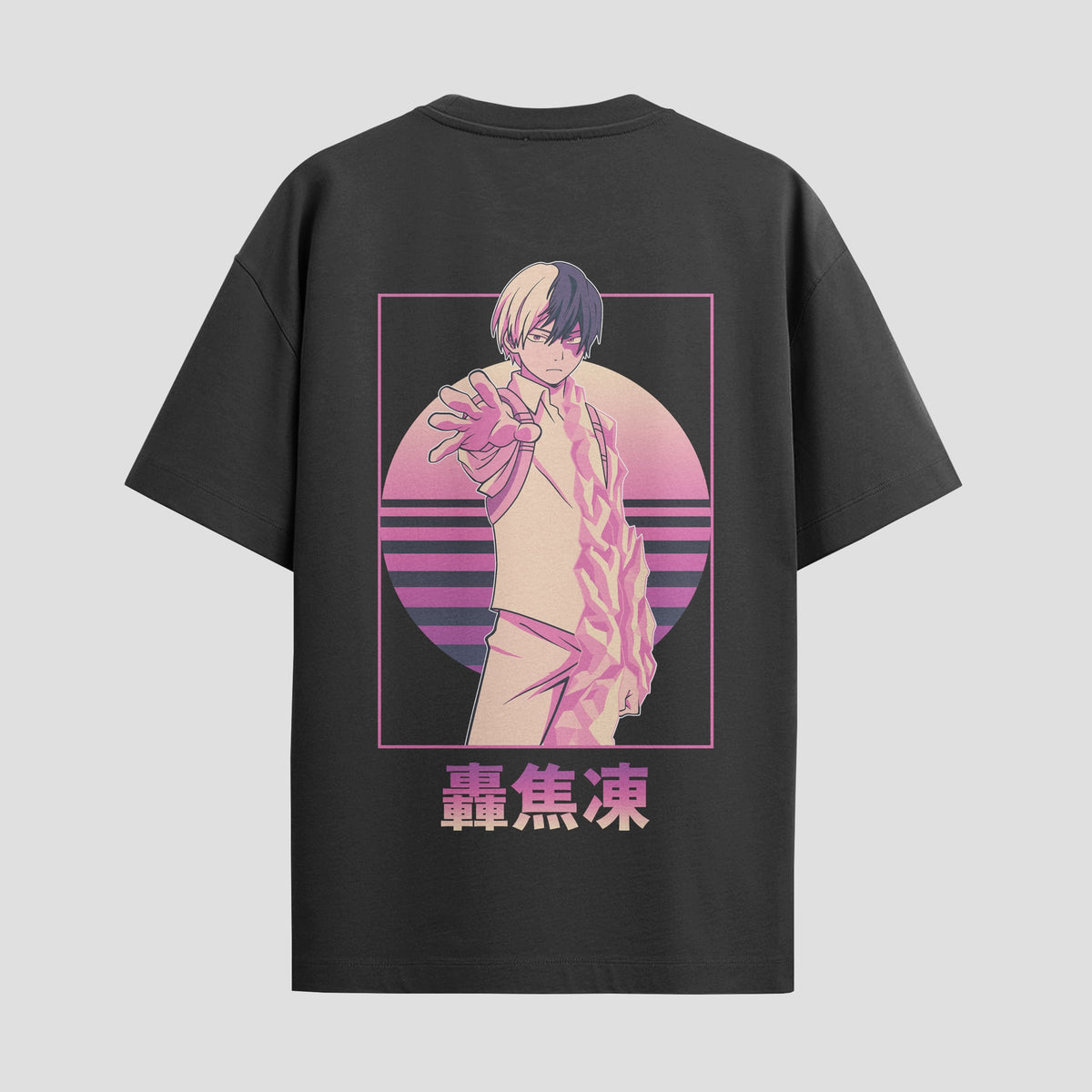 Playera urbana de anime y gaming ExtraLife MX, corte Classic Premium unisex ligero y transpirable en color Deep Black y Pure White, ropa de uso diario para gym y casual.