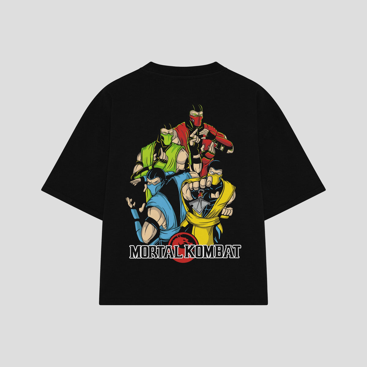 Playera streetwear premium de anime y gaming ExtraLife MX, corte oversized drop shoulder ligero y fresco en color Deep Black y Off-White, moda urbana mexicana de culto.