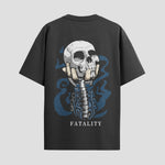Playera urbana de anime y gaming ExtraLife MX, corte Classic Premium unisex ligero y transpirable en color Deep Black y Pure White, ropa de uso diario para gym y casual.