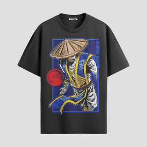 Playera urbana de anime y gaming ExtraLife MX, corte Classic Premium unisex ligero y transpirable en color Deep Black y Pure White, ropa de uso diario para gym y casual.