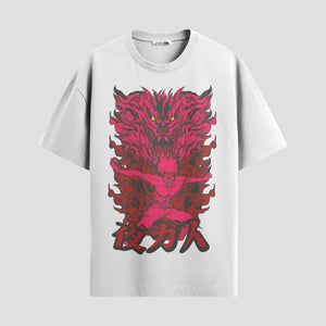 Playera urbana de anime y gaming ExtraLife MX, corte Classic Premium unisex ligero y transpirable en color Deep Black y Pure White, ropa de uso diario para gym y casual.