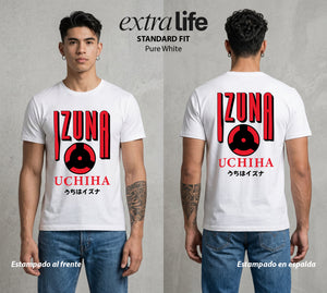 La Aldea Oculta | Zorro de Nueve Colas #02797 - Playera Standard Fit | Pure White - Foto en modelo