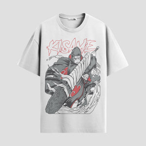 Playera urbana de anime y gaming ExtraLife MX, corte Classic Premium unisex ligero y transpirable en color Deep Black y Pure White, ropa de uso diario para gym y casual.