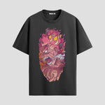 Playera urbana de anime y gaming ExtraLife MX, corte Classic Premium unisex ligero y transpirable en color Deep Black y Pure White, ropa de uso diario para gym y casual.