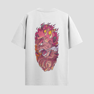 Playera urbana de anime y gaming ExtraLife MX, corte Classic Premium unisex ligero y transpirable en color Deep Black y Pure White, ropa de uso diario para gym y casual.