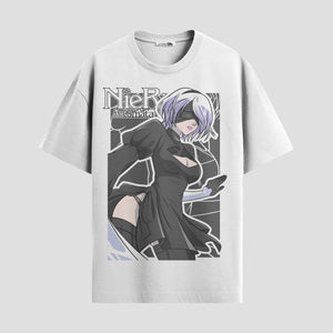 Playera urbana de anime y gaming ExtraLife MX, corte Classic Premium unisex ligero y transpirable en color Deep Black y Pure White, ropa de uso diario para gym y casual.