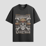 Playera urbana de anime y gaming ExtraLife MX, corte Classic Premium unisex ligero y transpirable en color Deep Black y Pure White, ropa de uso diario para gym y casual.