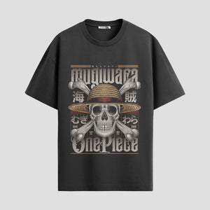 Playera urbana de anime y gaming ExtraLife MX, corte Classic Premium unisex ligero y transpirable en color Deep Black y Pure White, ropa de uso diario para gym y casual.