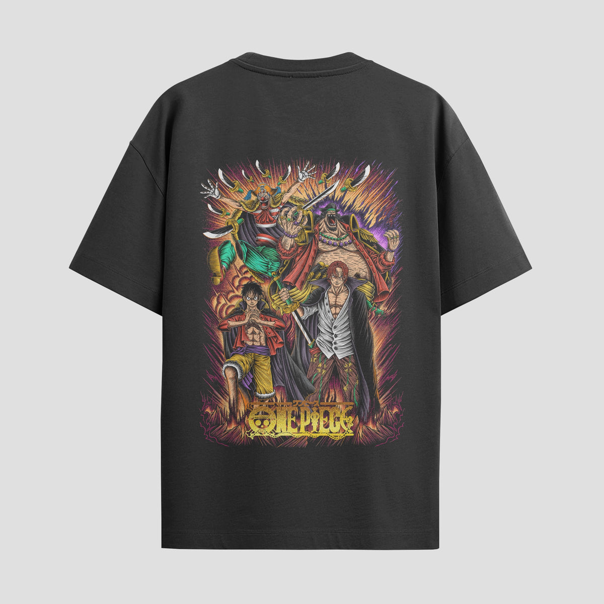 Playera urbana de anime y gaming ExtraLife MX, corte Classic Premium unisex ligero y transpirable en color Deep Black y Pure White, ropa de uso diario para gym y casual.