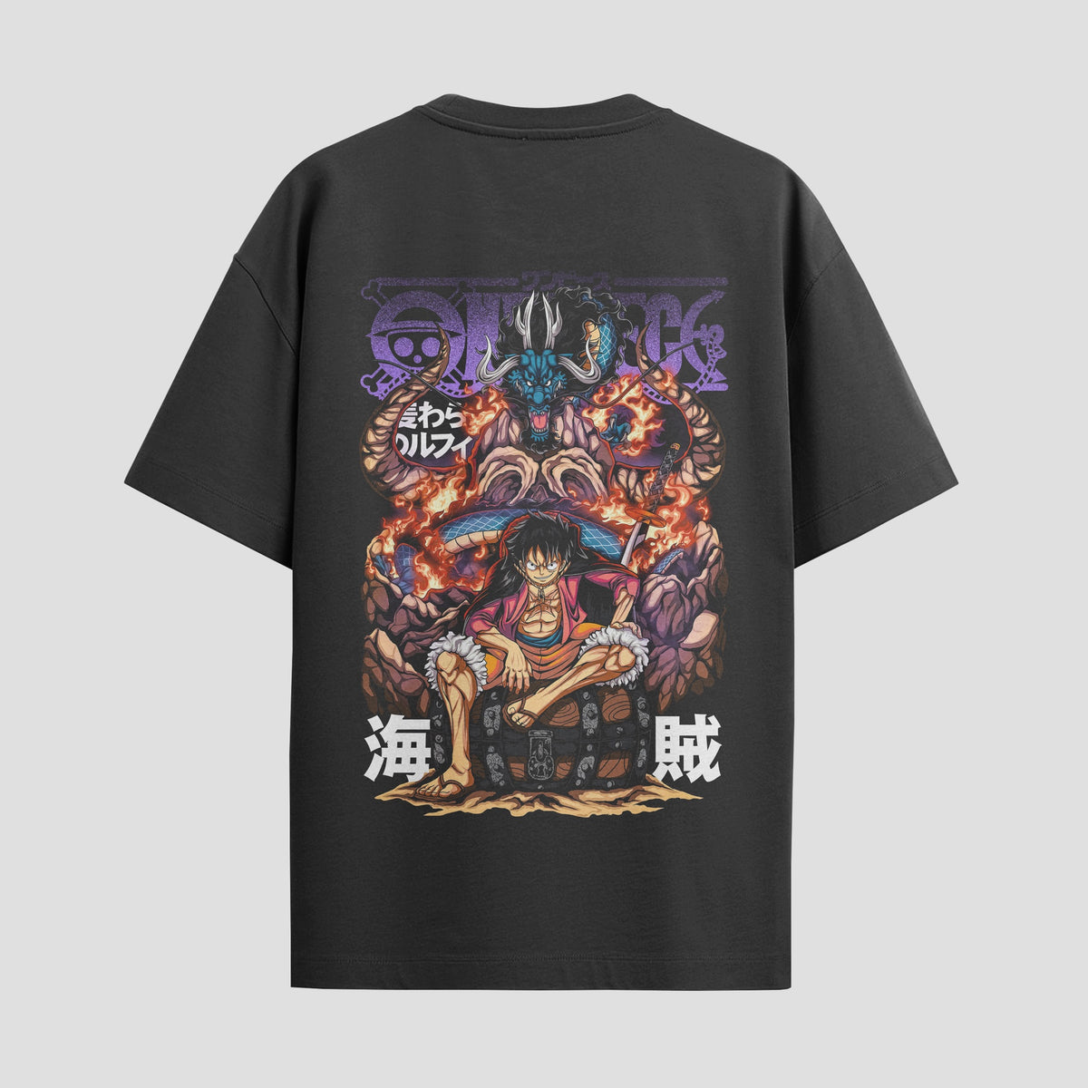 Playera urbana de anime y gaming ExtraLife MX, corte Classic Premium unisex ligero y transpirable en color Deep Black y Pure White, ropa de uso diario para gym y casual.