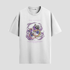 Playera urbana de anime y gaming ExtraLife MX, corte Classic Premium unisex ligero y transpirable en color Deep Black y Pure White, ropa de uso diario para gym y casual.