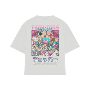 Playera streetwear premium de anime y gaming ExtraLife MX, corte oversized drop shoulder ligero y fresco en color Deep Black y Off-White, moda urbana mexicana de culto.