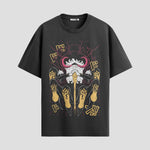 Playera urbana de anime y gaming ExtraLife MX, corte Classic Premium unisex ligero y transpirable en color Deep Black y Pure White, ropa de uso diario para gym y casual.