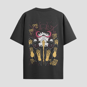 Playera urbana de anime y gaming ExtraLife MX, corte Classic Premium unisex ligero y transpirable en color Deep Black y Pure White, ropa de uso diario para gym y casual.