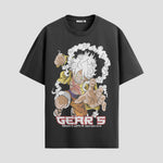 Playera urbana de anime y gaming ExtraLife MX, corte Classic Premium unisex ligero y transpirable en color Deep Black y Pure White, ropa de uso diario para gym y casual.