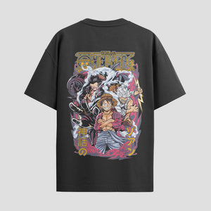 Playera urbana de anime y gaming ExtraLife MX, corte Classic Premium unisex ligero y transpirable en color Deep Black y Pure White, ropa de uso diario para gym y casual.