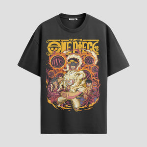 Playera urbana de anime y gaming ExtraLife MX, corte Classic Premium unisex ligero y transpirable en color Deep Black y Pure White, ropa de uso diario para gym y casual.