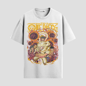 Playera urbana de anime y gaming ExtraLife MX, corte Classic Premium unisex ligero y transpirable en color Deep Black y Pure White, ropa de uso diario para gym y casual.