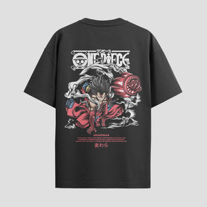 Playera urbana de anime y gaming ExtraLife MX, corte Classic Premium unisex ligero y transpirable en color Deep Black y Pure White, ropa de uso diario para gym y casual.