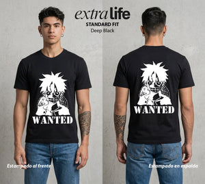 Mar de los Piratas | Pirata de Goma Se Busca #03217 - Playera Classic Premium | Deep Black - Foto en modelo