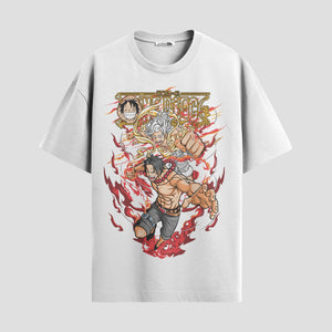 Playera urbana de anime y gaming ExtraLife MX, corte Classic Premium unisex ligero y transpirable en color Deep Black y Pure White, ropa de uso diario para gym y casual.