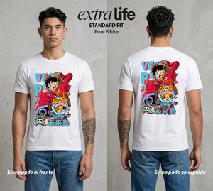 Mar de los Piratas | El Medico Reno #03226 - Playera Standard Fit | Pure White - Foto en modelo