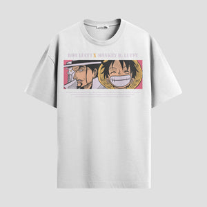 Playera urbana de anime y gaming ExtraLife MX, corte Classic Premium unisex ligero y transpirable en color Deep Black y Pure White, ropa de uso diario para gym y casual.