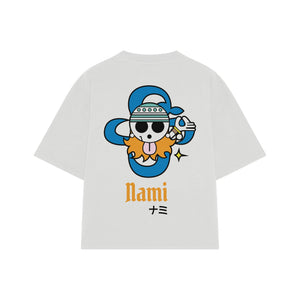 Playera streetwear premium de anime y gaming ExtraLife MX, corte oversized drop shoulder ligero y fresco en color Deep Black y Off-White, moda urbana mexicana de culto.