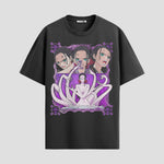 Playera urbana de anime y gaming ExtraLife MX, corte Classic Premium unisex ligero y transpirable en color Deep Black y Pure White, ropa de uso diario para gym y casual.
