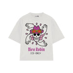 Playera streetwear premium de anime y gaming ExtraLife MX, corte oversized drop shoulder ligero y fresco en color Deep Black y Off-White, moda urbana mexicana de culto.