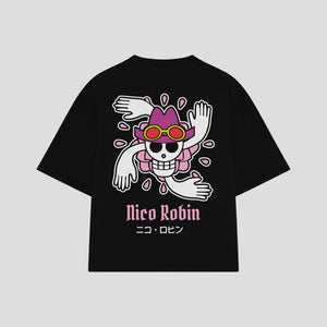 Playera streetwear premium de anime y gaming ExtraLife MX, corte oversized drop shoulder ligero y fresco en color Deep Black y Off-White, moda urbana mexicana de culto.