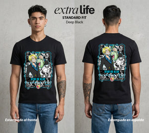 Mar de los Piratas | El Chef del Barco #03304 - Playera Standard Fit | Deep Black - Foto en modelo