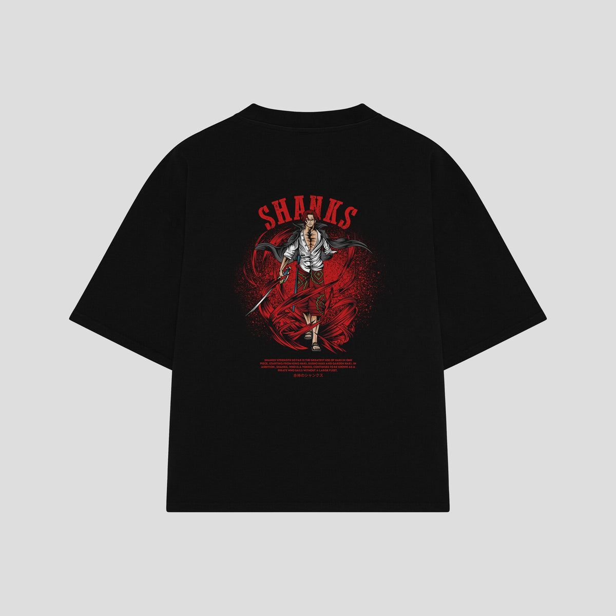 Playera streetwear premium de anime y gaming ExtraLife MX, corte oversized drop shoulder ligero y fresco en color Deep Black y Off-White, moda urbana mexicana de culto.