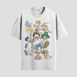 Playera urbana de anime y gaming ExtraLife MX, corte Classic Premium unisex ligero y transpirable en color Deep Black y Pure White, ropa de uso diario para gym y casual.