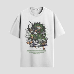 Playera urbana de anime y gaming ExtraLife MX, corte Classic Premium unisex ligero y transpirable en color Deep Black y Pure White, ropa de uso diario para gym y casual.