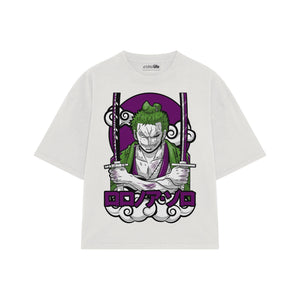 Playera streetwear premium de anime y gaming ExtraLife MX, corte oversized drop shoulder ligero y fresco en color Deep Black y Off-White, moda urbana mexicana de culto.