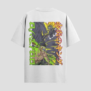 Playera urbana de anime y gaming ExtraLife MX, corte Classic Premium unisex ligero y transpirable en color Deep Black y Pure White, ropa de uso diario para gym y casual.