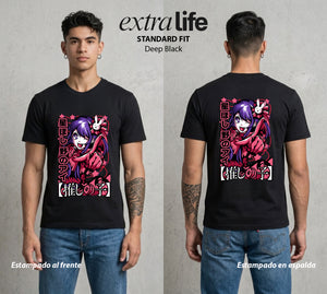 La Industria del Idolo | El Ídolo del Bien #03423 - Playera Standard Fit | Deep Black - Foto en modelo