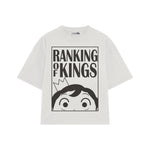 Playera streetwear premium de anime y gaming ExtraLife MX, corte oversized drop shoulder ligero y fresco en color Deep Black y Off-White, moda urbana mexicana de culto.