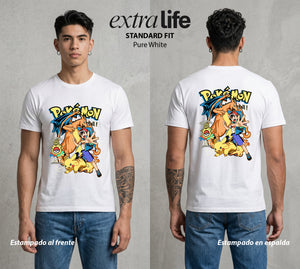 El Mundo Entrenador | La Liga del Campeon #03452 - Playera Standard Fit | Pure White - Foto en modelo