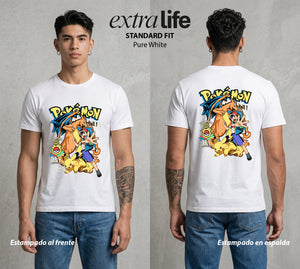 El Mundo Entrenador | La Liga del Campeon #03452 - Playera Classic Premium | Pure White - Foto en modelo