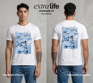 El Mundo Entrenador | Del Agua al Canon Evolucion #03460 - Playera Classic Premium | Pure White - Foto en modelo