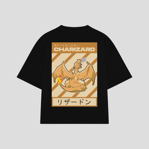 Playera streetwear premium de anime y gaming ExtraLife MX, corte oversized drop shoulder ligero y fresco en color Deep Black y Off-White, moda urbana mexicana de culto.