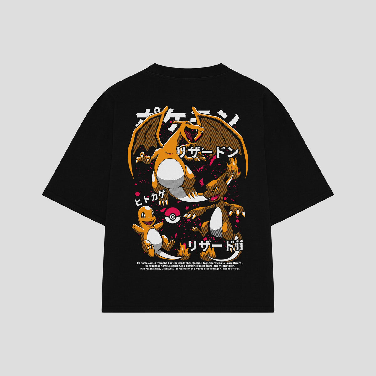 Playera streetwear premium de anime y gaming ExtraLife MX, corte oversized drop shoulder ligero y fresco en color Deep Black y Off-White, moda urbana mexicana de culto.